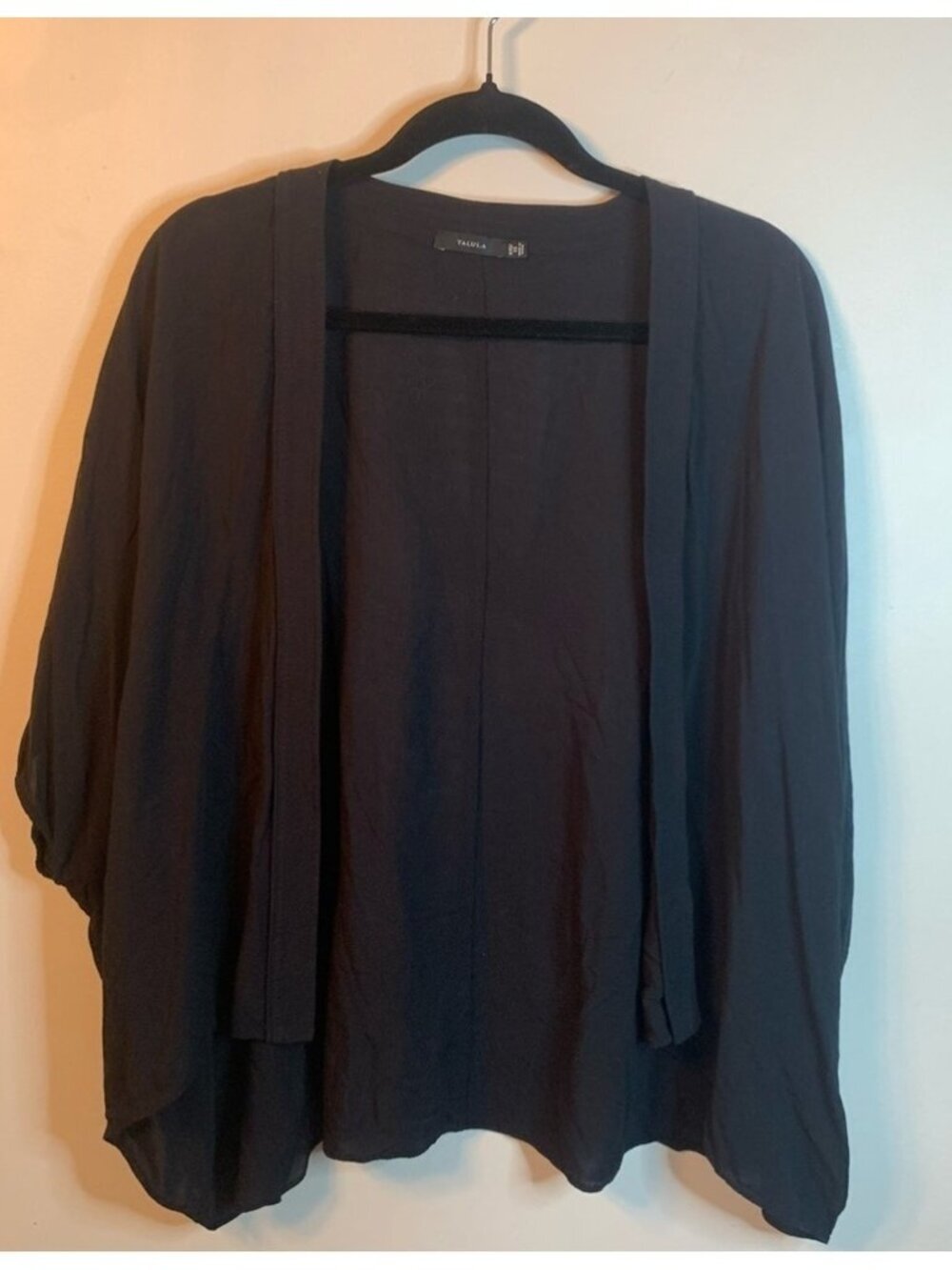 Aritzia Talula Black Light Cardigan XS